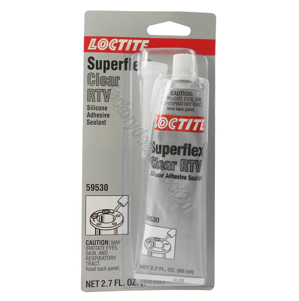 LOCTITE Superflex Clear RTV Silicone Adhesive Sealant 80ml 59530 Loctite