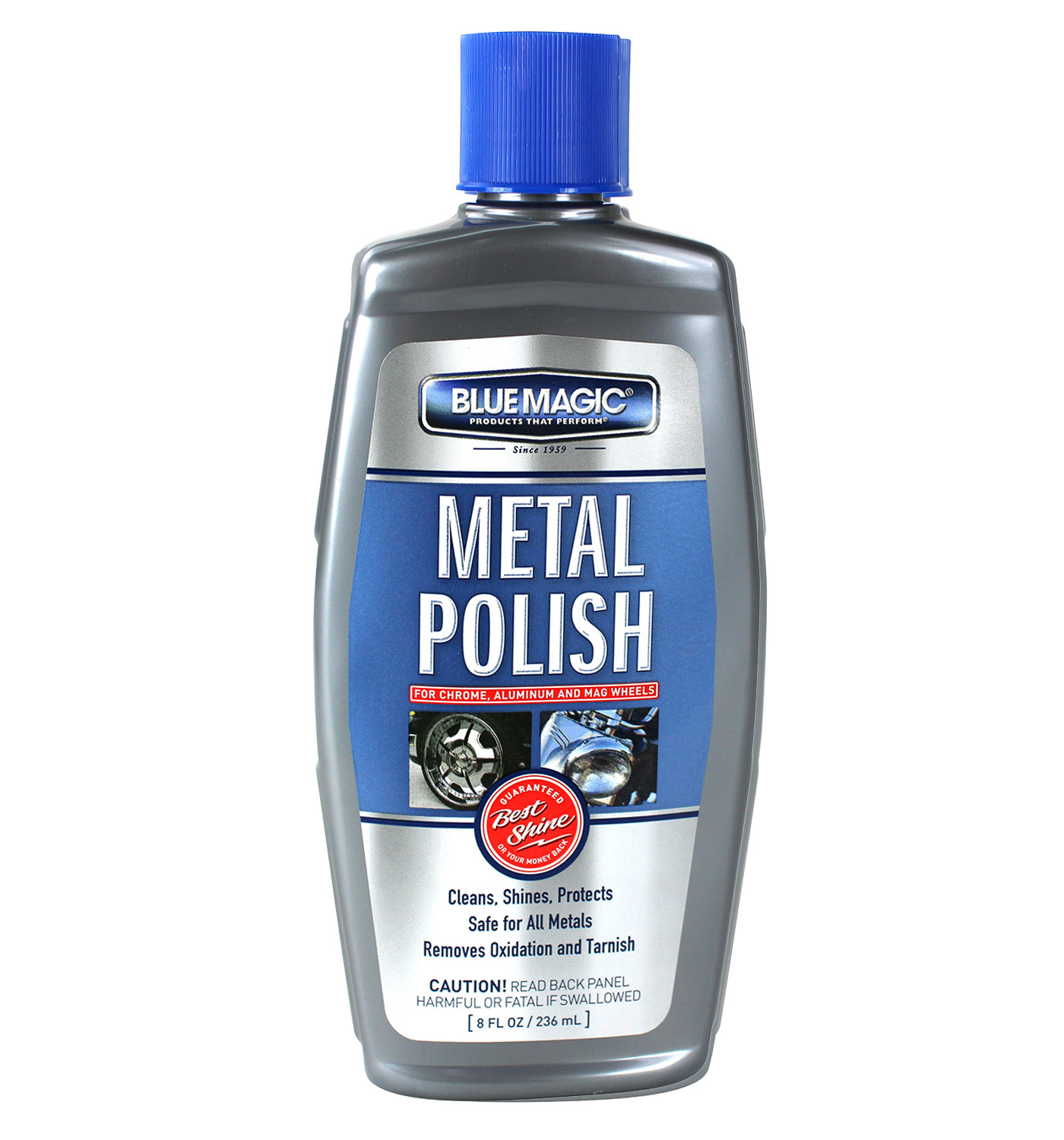 Blue Magic Metal, Chrome, Aluminum, Stainless, Copper Gold Polish 236ml