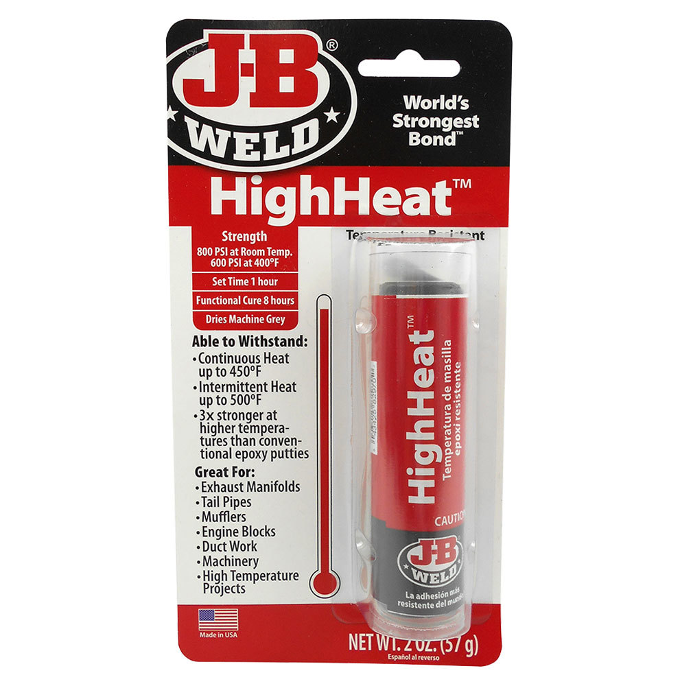 JB Weld HighHeat Temperature Resistant Epoxy Putty Stick 8297 J-B Weld ...