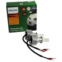 Genuine PHILIPS LED H3 Ultinon Pro1000 12v 6500K Cool White - Pair #11336U1000X2