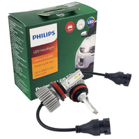 Genuine PHILIPS LED H11 Ultinon Pro1000 12v 6500K Cool White - Pair #11362U1000X2