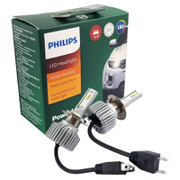 Genuine PHILIPS LED H7 Ultinon Pro1000 12v 6500K Cool White - Pair #11972U1000X2