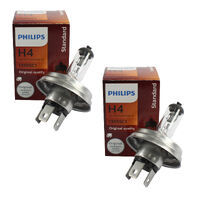 PHILIPS Standard Truck Headlight Globe H4 24V 75/70W P45t-41 - Pair Of Bulbs #13555C1x2