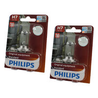 PHILIPS Standard Truck Headlight Fog Light Globe H7 24V 70W -Pair Of Bulbs #13972B1x2