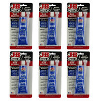 Pack Of 6 JB Weld Blue Silicone Gasket Maker Sealant 85g Automotive Metal #31316x6