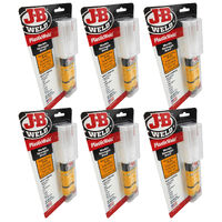 6 Pack Of JB Weld Plastic Weld Quick Setting Epoxy Glue Adhesive Syringe J-B Weld #50132 x6