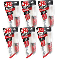 6 Pack Of JB Weld Automotive Kwik Weld Steel Reinforced Epoxy Glue Syringe J-B Weld #50176x6