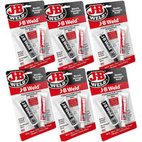 6 Pack Of JB Weld Automotive Cold Weld Steel Reinforced Epoxy Adhesive J-B Weld #8265-S X6