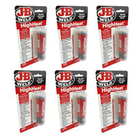 6 Pack Of JB Weld HighHeat Temperature Resistant Epoxy Putty Stick J-B Weld High Heat #8297x6