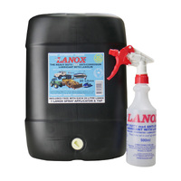 INOX MX4-20 Lanox heavy duty lubricant Aerosol Spray 5L With Tap & Spray bottle #MX4-20